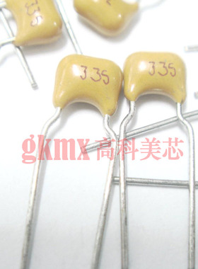 多层陶瓷电容独石电容3300NF 3.3UF 335 50V Y5V直插20%  10个5元