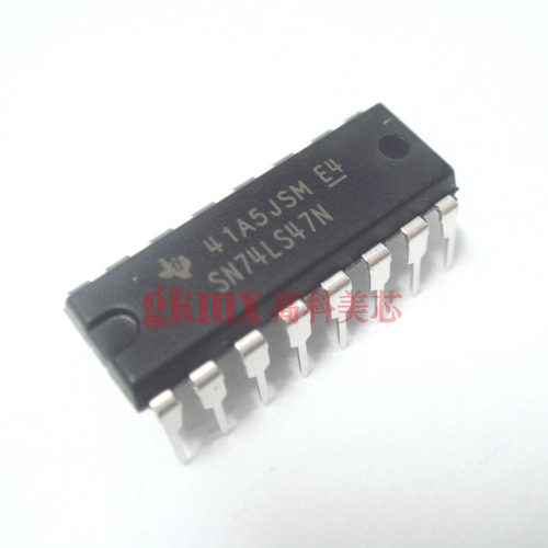 IC集成电路SN74LS47N DIP16直插 七段解码器/驱动器 5元/PCS