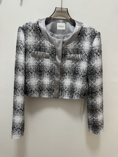 星罗棋布拼接短外套短裤 新款 套装 女时尚 SHETELLS 百搭经典 秋季