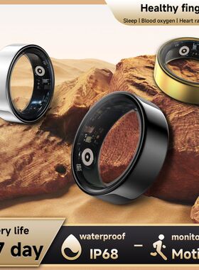 新款LA380智能戒指心率血氧睡眠监测指环IP68防水健康拍照多功能