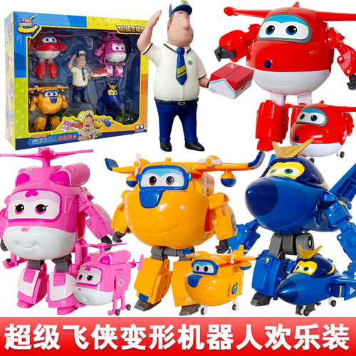 超级飞侠乐迪大号变形机器人玩具