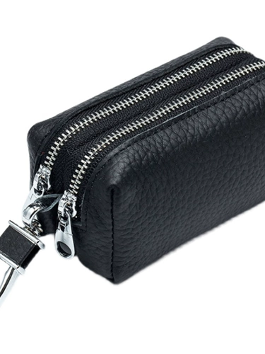 Вместительная и большая ключница подходит для мужчин и женщин, универсальный картхолдер, кожаный кошелек