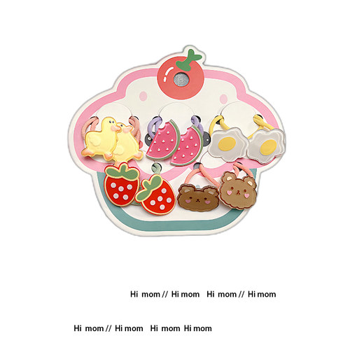 儿童发圈韩国可爱卡通发饰宝宝皮筋不伤发小女孩扎发头绳女童发绳