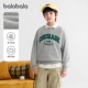 童装 巴拉巴拉男童卫衣儿童长袖 新款 中大童圆领上衣春秋季 潮 打底衫