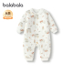 巴拉巴拉婴儿连体衣新生儿宝宝外出抱衣女童爬服男童春秋夹棉童装