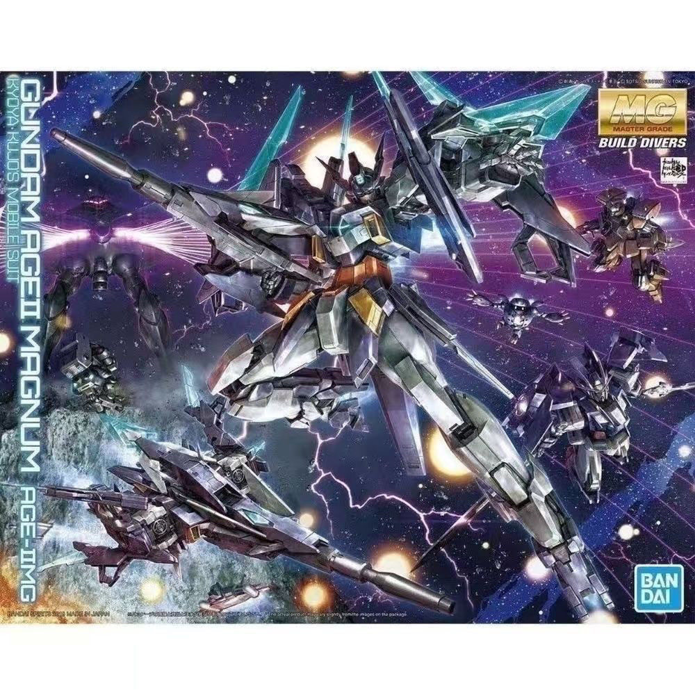 万代正版 拼装模型 MG 1/100 马格南 高达 AGE-2 可变形 敢达