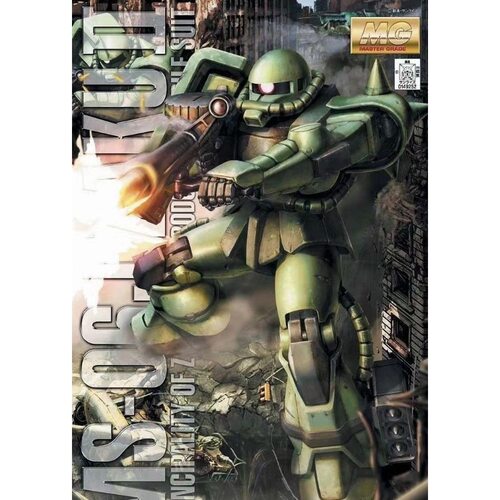 万代 MG 1/100 MS-06J ZAKU II 绿扎古 2.0 J型 陆地型 拼装模型