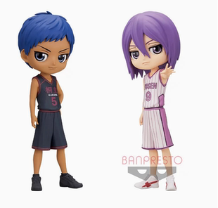 【现货】万代眼镜厂Qposket 黑子的篮球 青峰大辉 紫原 敦 手办