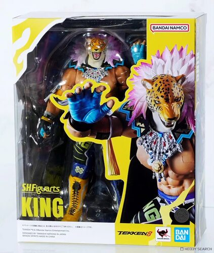 现货万代SHF铁拳8 TEKKEN8 KING 豹王关节可动游戏正版手办