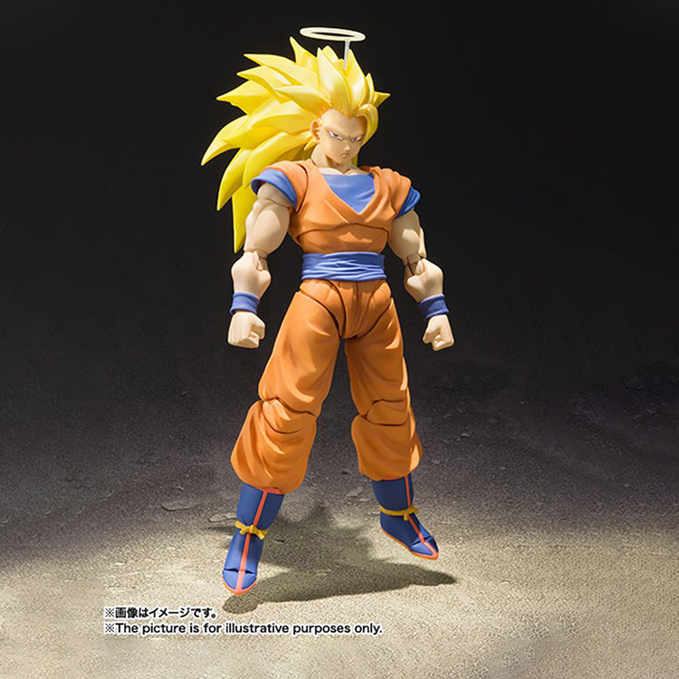 现货 万代 SHF 七龙珠Z 超三 超级赛亚人3 孙悟空 可动 再版
