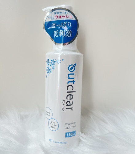 包邮日本Outclear女性私处清洗护理液弱酸性液体150ml 温和去味