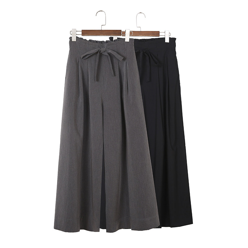 2023新款雨墨圣迪奥立夏季松紧腰休闲高腰阔腿裤长裤子222Z0831,女装/女士精品,休闲裤,淘宝优惠券,粉丝福利购,淘宝优惠卷