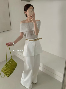 ULOUR/U粒-计款屁帘裤自带韩味氛围感可搭配小衫或短T休闲裤