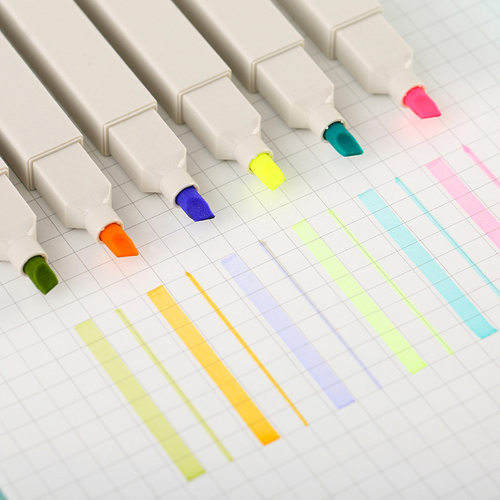 大容量荧光笔标记笔学生用高颜值