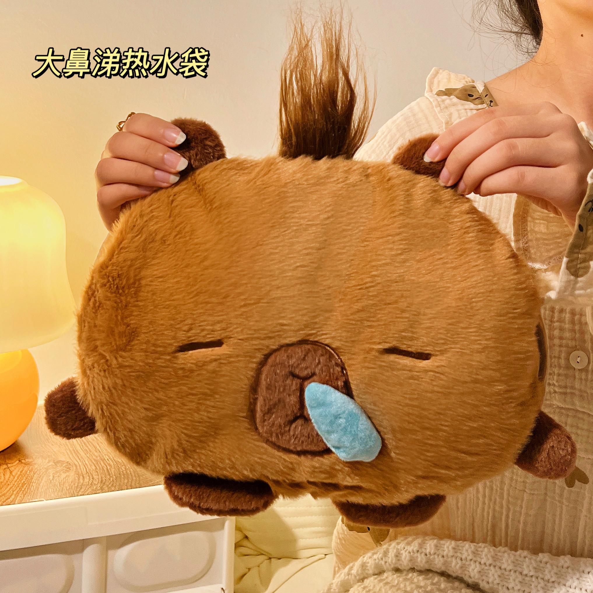 可爱毛绒热水袋可拆洗防爆