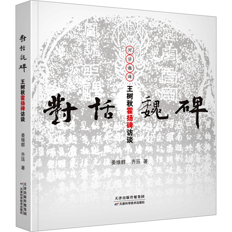 对话魏碑 王树秋霍扬碑访谈 姜维群,齐珏 毛笔书法 全新正版