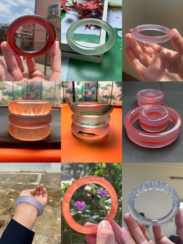 精品玛瑙玉髓毛货定制链接巴西玛瑙手镯玉髓首饰请直播间看货下单