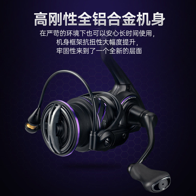 KINGDOM国王路亚【泰格曼Pro纺车轮】远投轻量化铝合金 路亚渔轮