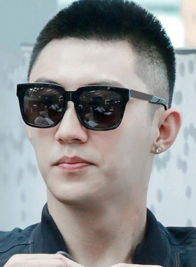 太川眼镜偏光长方形复古太阳镜