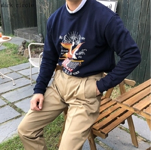 代购 老鹰字母美国旗帜卫衣09 2019秋季 circle dark 韩国东大门男装
