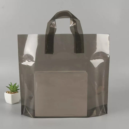 加厚透明塑料手提袋装化妆品定制