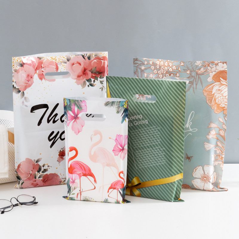 加厚礼品袋包装袋袋子购物袋塑料手提定做化妆品现货网红速卖通