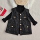 女童马甲秋冬加厚马夹外穿洋气小香风坎肩亲子装 外套女宝宝背心
