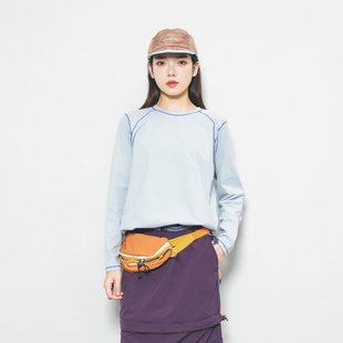 Epicsocotra春秋户外山系吸湿排汗速干长袖 T恤运动训练上衣体恤衫