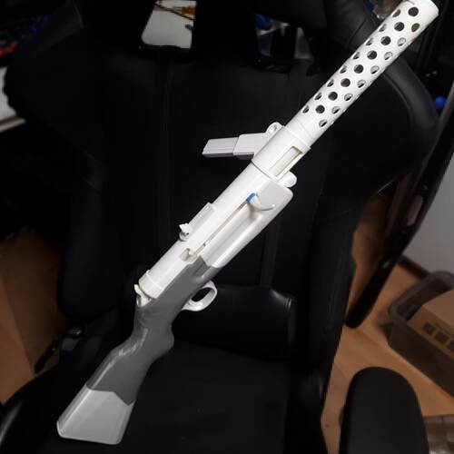 mp18冲锋枪模型3D打印