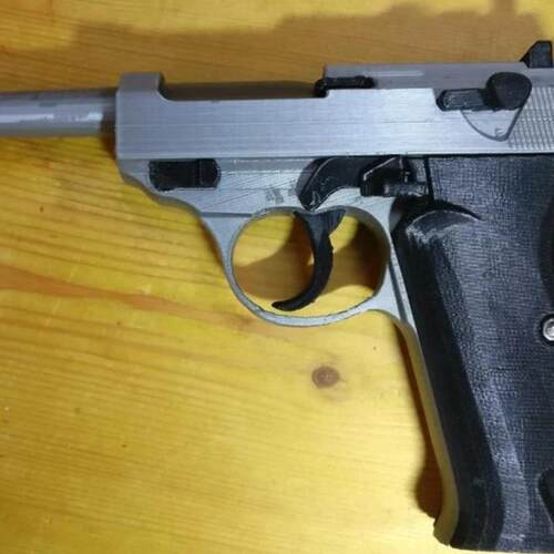 瓦尔特P38德国指挥官枪模