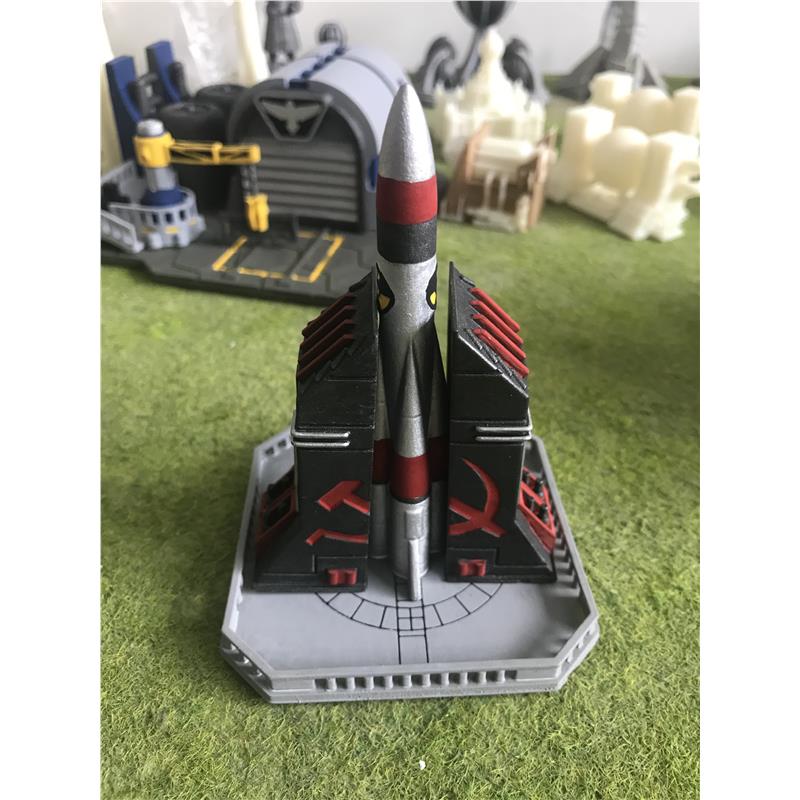精工红警模型 核弹发射井 武器 核弹 3d打印