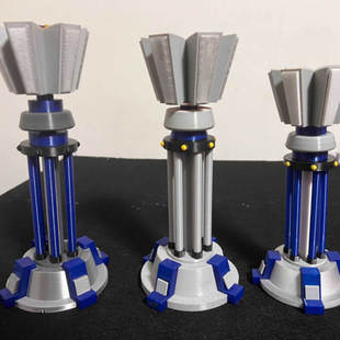 红色警戒2红警2光棱塔台灯光灵塔盟军建筑物夜灯可旋转电动多功能