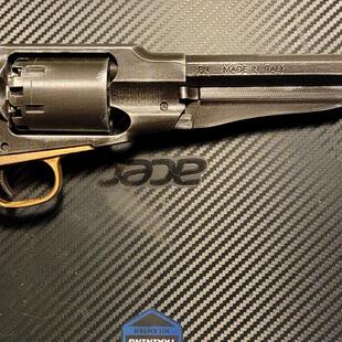 雷明顿M1858左轮转轮荒野大镖客手枪西部牛仔模型道具枪不可发射