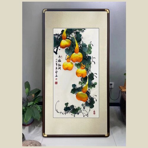 凤彩天依刺绣家居装饰纯手工制作