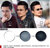 1.74防蓝光变色镜片高度近视超薄眼镜片变灰色墨镜树脂配眼镜专业