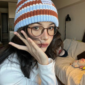 7122韩国轻细框TR90眼镜框架女椭圆网红素颜近视眼睛平光镜学生镜