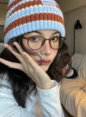 7122韩国轻细框TR90眼镜框架女椭圆网红素颜近视眼睛平光镜学生镜