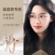 48高度数小框女可配度数多边形防蓝光小框宽边超轻半钛镜架81217