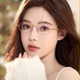 5578配眼镜近视眼镜女超薄可配高度数小脸宽边高度近视小框眼镜架