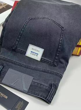 雅戈尔春季新品薄款牛仔裤男商务休闲四面弹修身长裤Z333020CWY