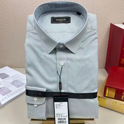 雅戈尔男士衬衫长袖免烫春秋款
