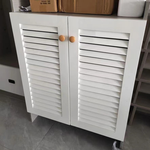 百叶门多尺寸定做松木燃气验收门