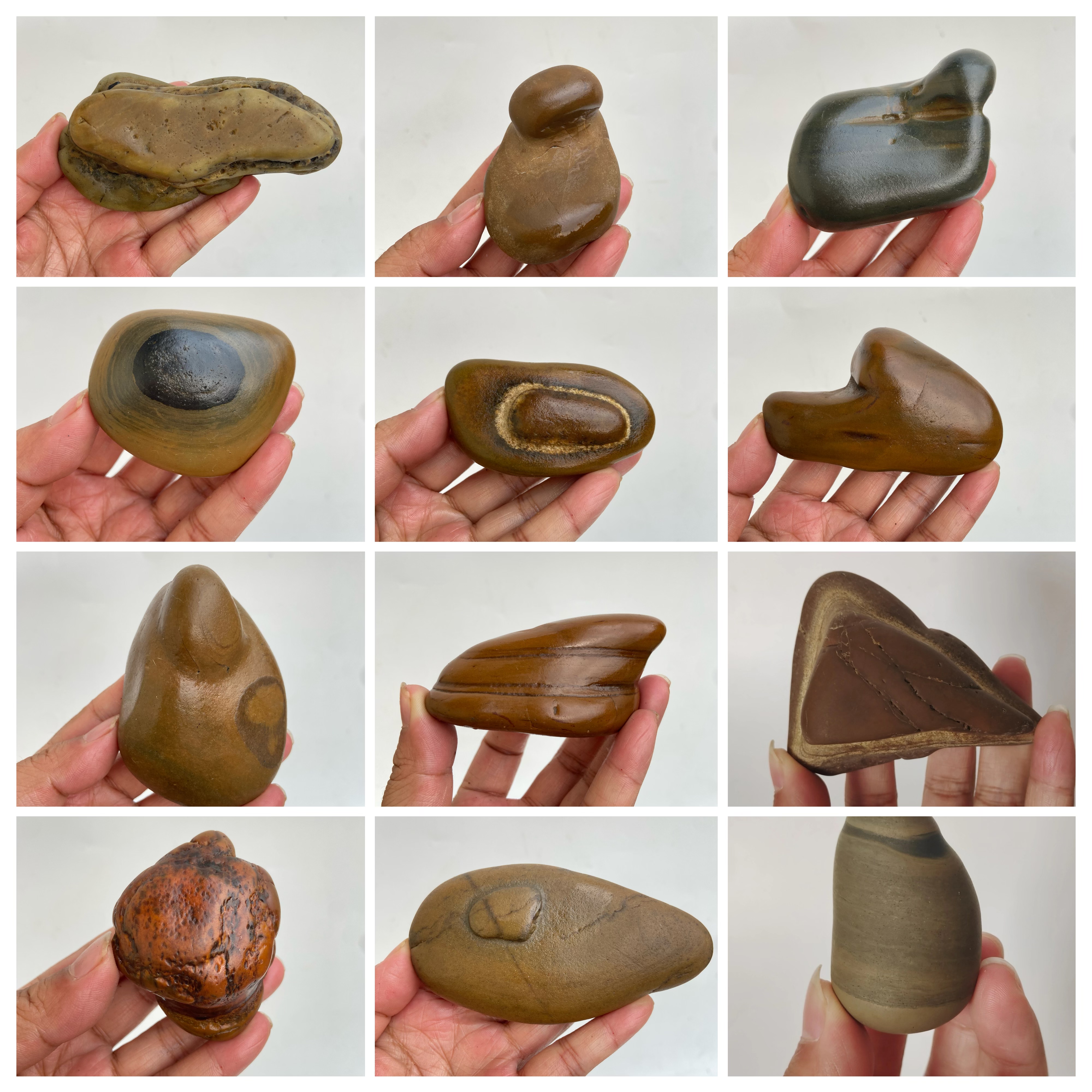 纯天然广西大湾石摆件手把件鱼缸花盆造景石头花园铺路砌墙收藏