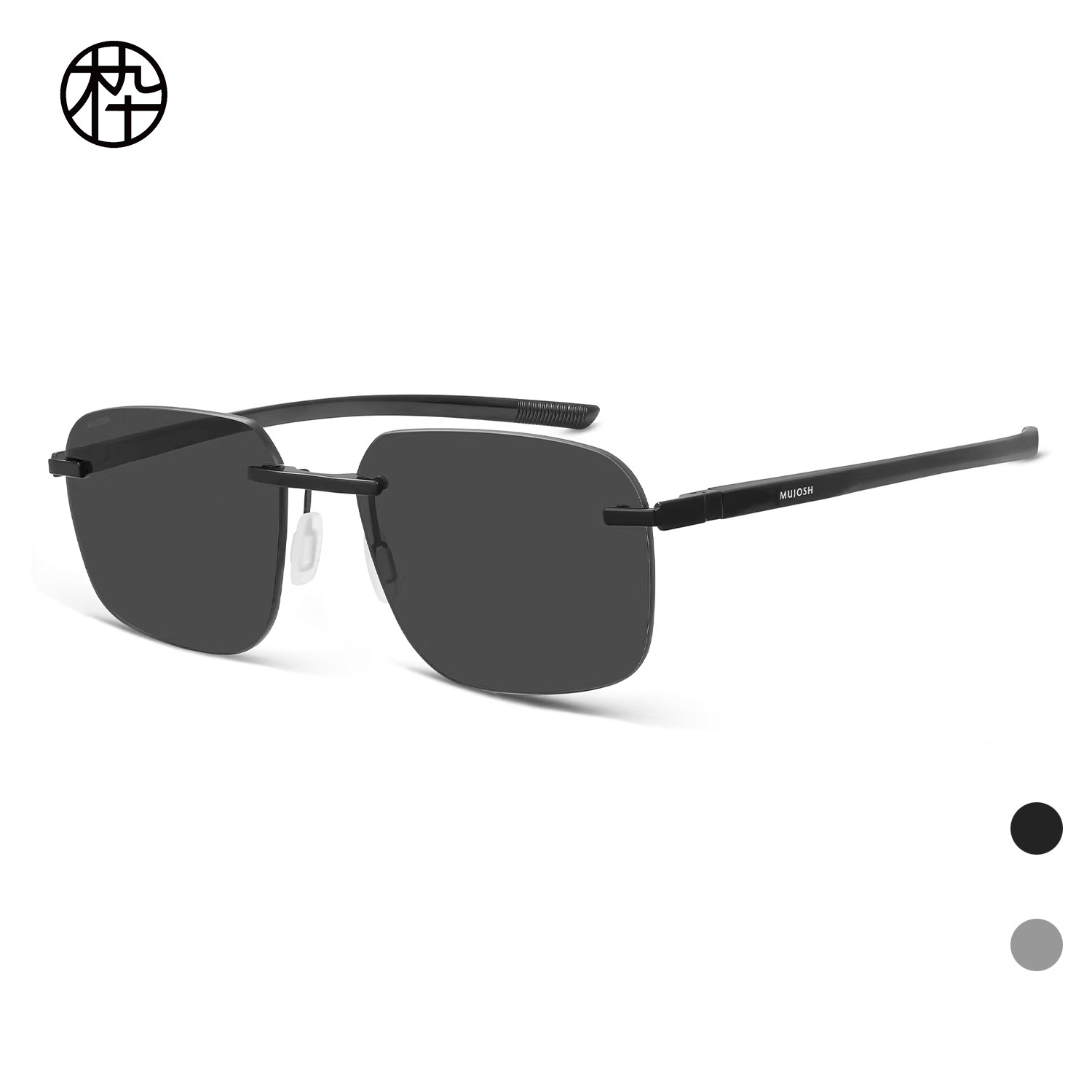 木九十专柜正品MJ12SN1563无框太阳眼镜时尚超轻遮阳偏光镜墨镜