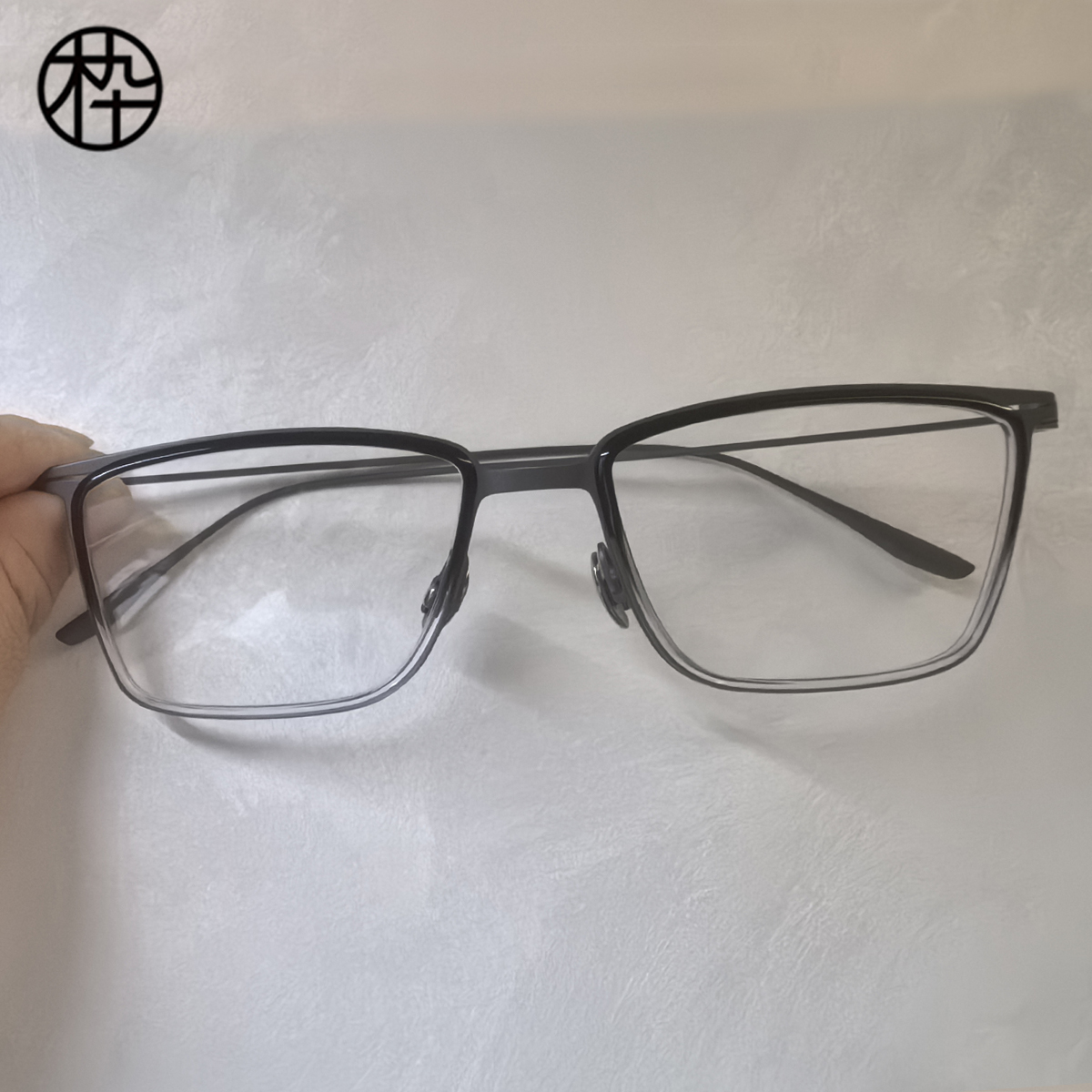 木九十专柜正品MJ101FK108时尚方形眼镜框架轻薄金属男可配近视