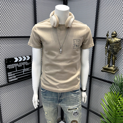 美式复古网红同款短袖T恤上衣男