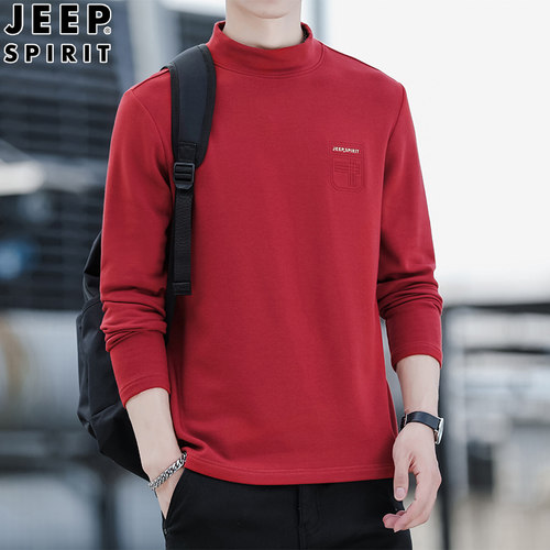 JEEPSPIRIT休闲直筒卫衣