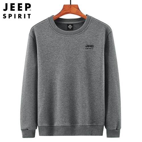 JEEPSPIRIT休闲加绒卫衣