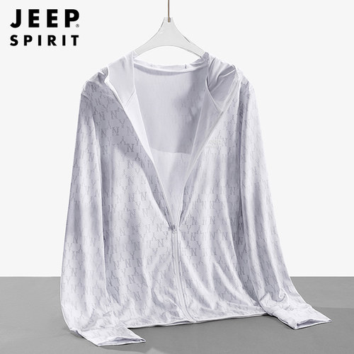 JEEPSPIRIT夏季冰丝迷彩防晒衣