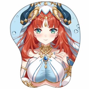 原创原神游戏妮露可爱女生电竞办公立体鼠标垫护腕硅胶手腕垫动漫